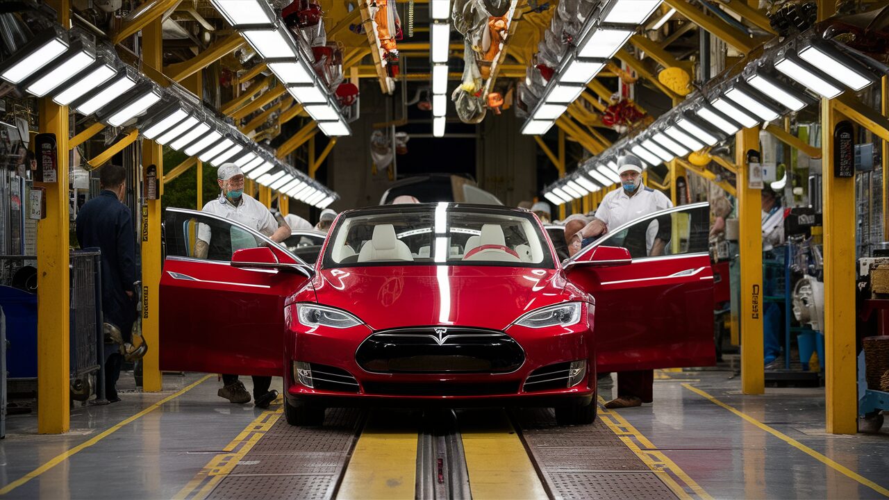 Tesla Factory Workers' Performance-Based Bonuses and Promotions